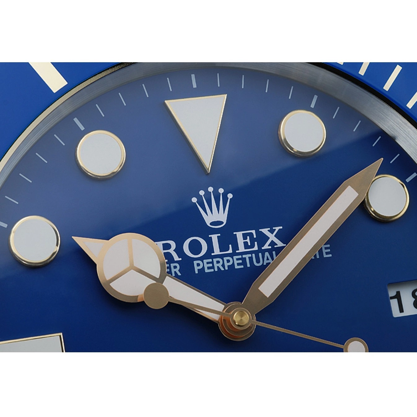 Aaa replica Rolex Clock Submariner Wall 622475 Blue 0802